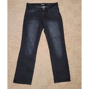 Dusted Original Jeans Mens 30x30 Straight Stretch Pants Black